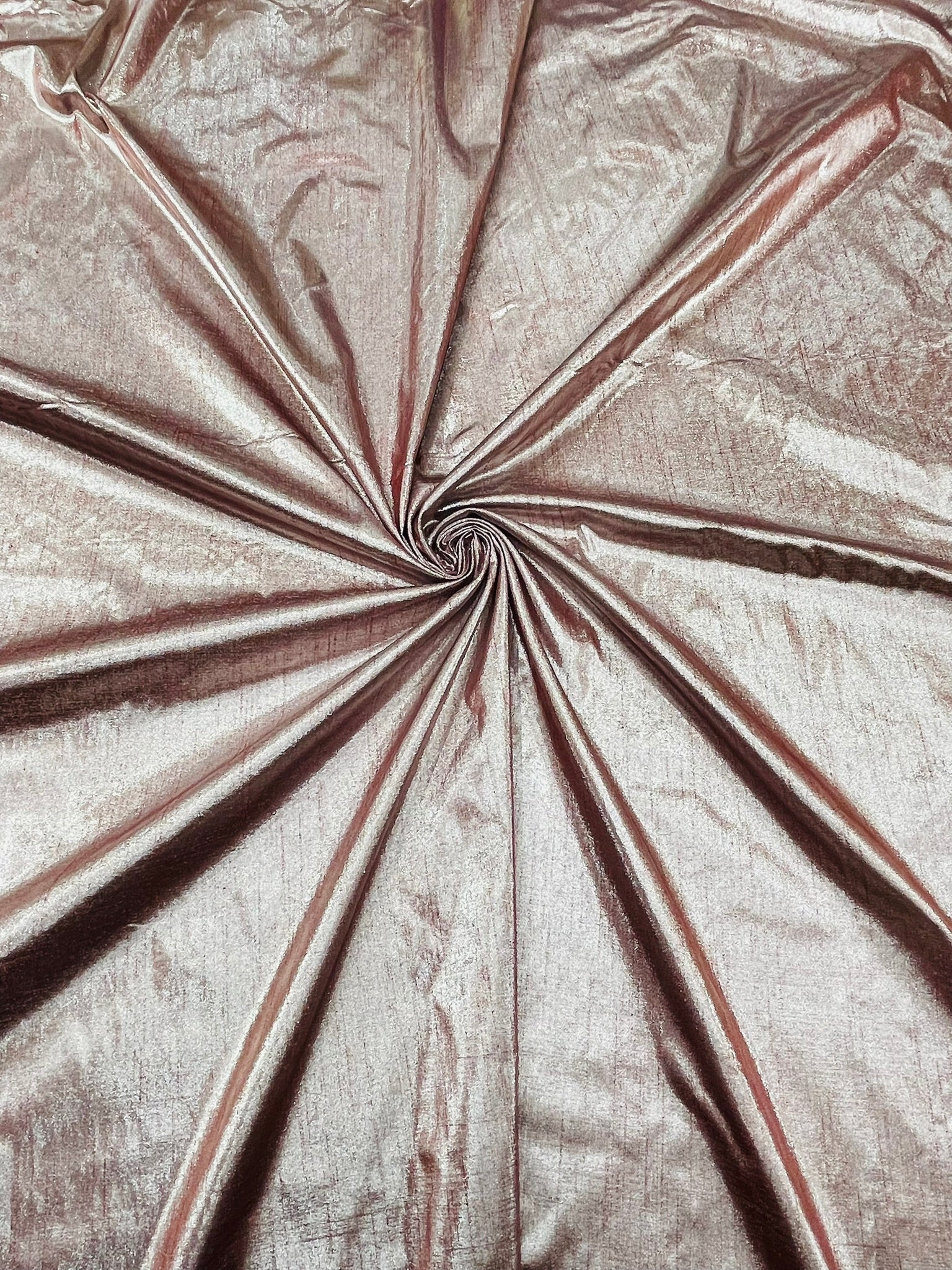 Metallic Polyester Dupioni Faux Silk Fabric | 55" Wide Wedding, Home Decor. - New Creations Fabric & Foam Inc