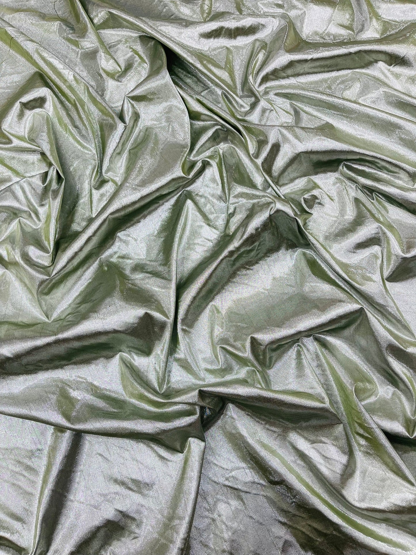 Metallic Polyester Dupioni Faux Silk Fabric | 55" Wide Wedding, Home Decor. - New Creations Fabric & Foam Inc