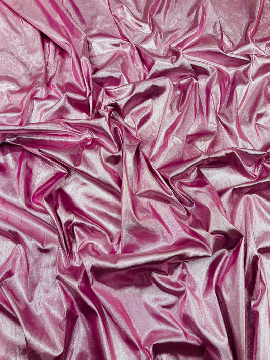 Metallic Polyester Dupioni Faux Silk Fabric | 55" Wide Wedding, Home Decor. - New Creations Fabric & Foam Inc