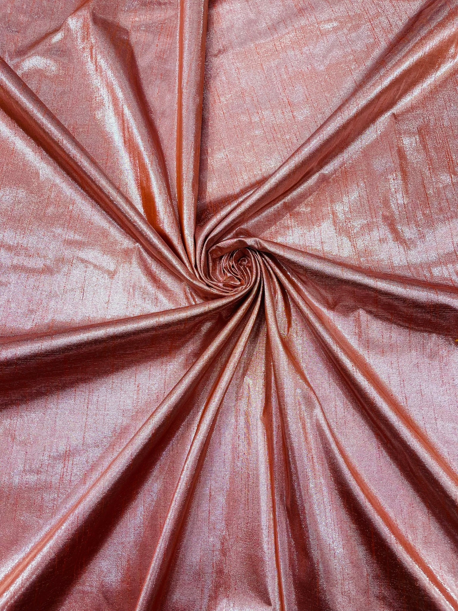 Metallic Polyester Dupioni Faux Silk Fabric | 55" Wide Wedding, Home Decor. - New Creations Fabric & Foam Inc