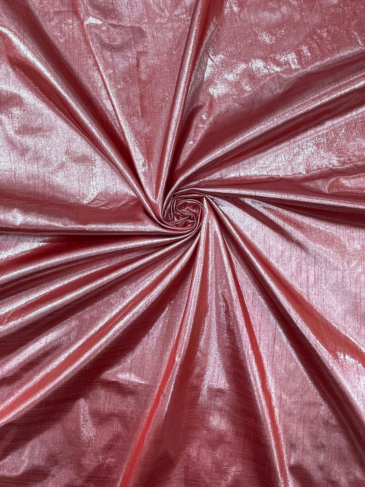 Metallic Polyester Dupioni Faux Silk Fabric | 55" Wide Wedding, Home Decor. - New Creations Fabric & Foam Inc