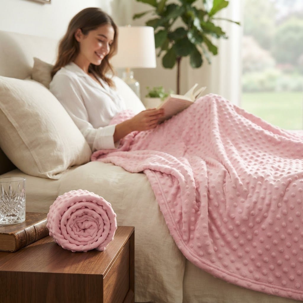 Minky Dot 58” Wide| New Creations Fabric & Foam Inc. - New Creations Fabric & Foam Inc