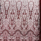 Modern Luxury Beaded Fabric Embroidered on a Mesh Lace 54” Wide| New Creations Fabric & Foam Inc. - New Creations Fabric & Foam Inc