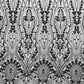 Modern Luxury Beaded Fabric Embroidered on a Mesh Lace 54” Wide| New Creations Fabric & Foam Inc. - New Creations Fabric & Foam Inc