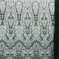Modern Luxury Beaded Fabric Embroidered on a Mesh Lace 54” Wide| New Creations Fabric & Foam Inc. - New Creations Fabric & Foam Inc