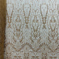 Modern Luxury Beaded Fabric Embroidered on a Mesh Lace 54” Wide| New Creations Fabric & Foam Inc. - New Creations Fabric & Foam Inc