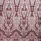 Modern Luxury Beaded Fabric Embroidered on a Mesh Lace 54” Wide| New Creations Fabric & Foam Inc. - New Creations Fabric & Foam Inc