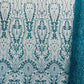 Modern Luxury Beaded Fabric Embroidered on a Mesh Lace 54” Wide| New Creations Fabric & Foam Inc. - New Creations Fabric & Foam Inc