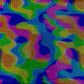 Multi Color Fabric with Retro Sequin Design, 4-Way Stretch Lurex for Costume Sewing - New Creations Fabric & Foam Inc
