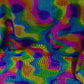 Multi Color Fabric with Retro Sequin Design, 4-Way Stretch Lurex for Costume Sewing - New Creations Fabric & Foam Inc