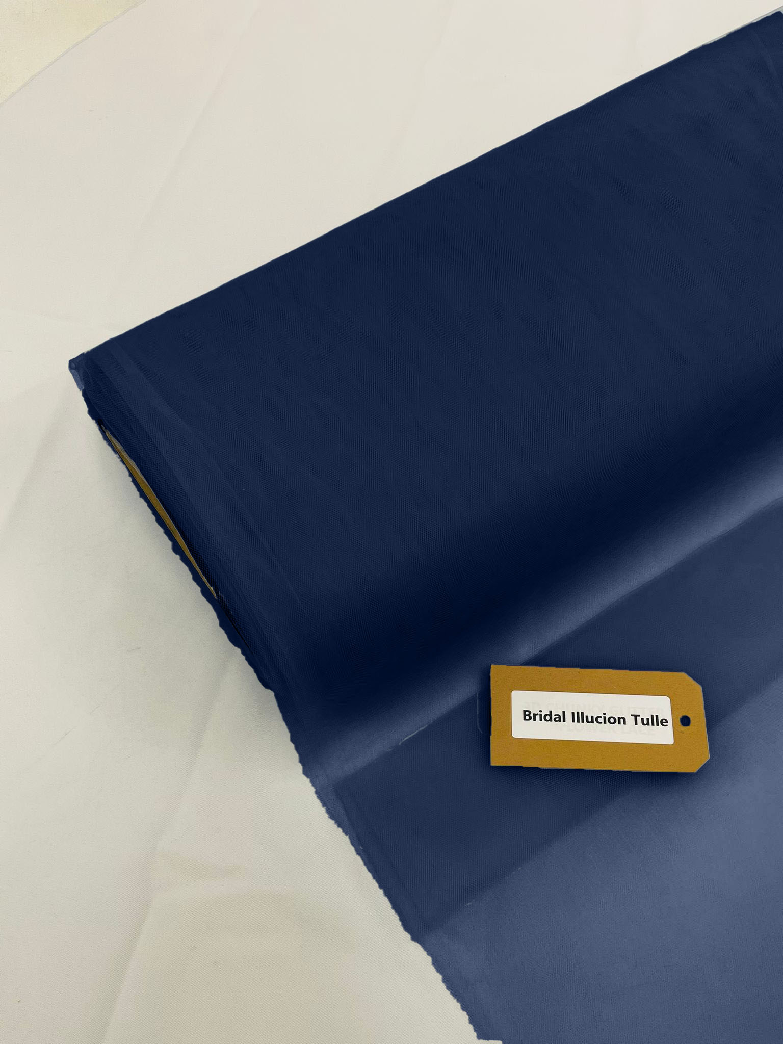 Navy Blue - Bridal Illusion Tulle 108"Wide Polyester Premium Tulle Fabric Bolt, By The Roll. - New Creations Fabric & Foam Inc
