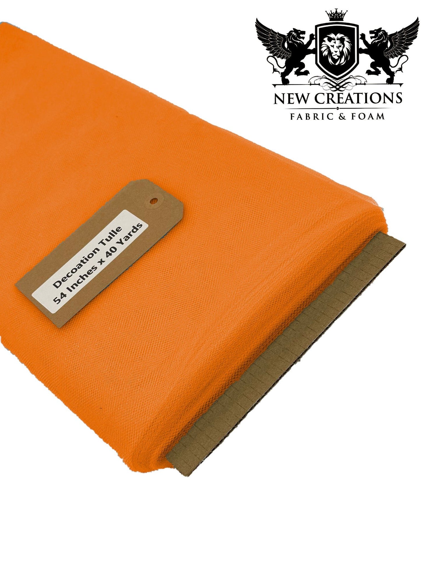 Orange Tutu Fabric Bolt Bridal Party Wedding Decoration, Wholesale Tulle, Party, Tulle Net. - New Creations Fabric & Foam Inc