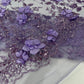 Orquidia 3d satin flower glitter fabric| New Creations Fabric & Foam Inc. - New Creations Fabric & Foam Inc