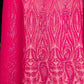 Paisley sequin design on a nude 4 way stretch mesh - prom - sold by the yard. - New Creations Fabric & Foam Inc