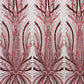Palm Beaded Damask Design Fabric| New Creations Fabric & Foam Inc. - New Creations Fabric & Foam Inc