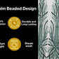 Palm Beaded Damask Design Fabric| New Creations Fabric & Foam Inc. - New Creations Fabric & Foam Inc