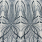 Palm Beaded Damask Design Fabric| New Creations Fabric & Foam Inc. - New Creations Fabric & Foam Inc