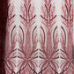 Palm Beaded Damask Design Fabric| New Creations Fabric & Foam Inc. - New Creations Fabric & Foam Inc