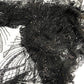 Palm Beaded Lace Fabric| Heavy Embroidered Design on 58" Mesh for Dresses - New Creations Fabric & Foam Inc