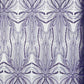 Palm Beaded Lace Fabric| Heavy Embroidered Design on 58" Mesh for Dresses - New Creations Fabric & Foam Inc