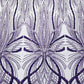 Palm Beaded Lace Fabric| Heavy Embroidered Design on 58" Mesh for Dresses - New Creations Fabric & Foam Inc