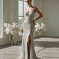 Palm Beaded Lace Fabric| Heavy Embroidered Design on 58" Mesh for Dresses - New Creations Fabric & Foam Inc