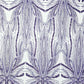 Palm Beaded Lace Fabric| Heavy Embroidered Design on 58" Mesh for Dresses - New Creations Fabric & Foam Inc