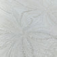 Palm Beaded Lace Fabric| Heavy Embroidered Design on 58" Mesh for Dresses - New Creations Fabric & Foam Inc