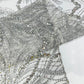 Palm Beaded Lace Fabric| Heavy Embroidered Design on 58" Mesh for Dresses - New Creations Fabric & Foam Inc