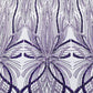 Palm Beaded Lace Fabric| Heavy Embroidered Design on 58" Mesh for Dresses - New Creations Fabric & Foam Inc