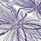 Palm Beaded Lace Fabric| Heavy Embroidered Design on 58" Mesh for Dresses - New Creations Fabric & Foam Inc