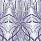 Palm Beaded Lace Fabric| Heavy Embroidered Design on 58" Mesh for Dresses - New Creations Fabric & Foam Inc
