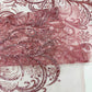 Palm Vine Glitter Design On A Mesh Lace 54" Wide| New Creations Fabric & Foam Inc. - New Creations Fabric & Foam Inc