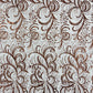 Palm Vine Glitter Design On A Mesh Lace 54" Wide| New Creations Fabric & Foam Inc. - New Creations Fabric & Foam Inc
