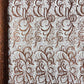 Palm Vine Glitter Design On A Mesh Lace 54" Wide| New Creations Fabric & Foam Inc. - New Creations Fabric & Foam Inc