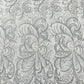 Palm Vine Glitter Design On A Mesh Lace 54" Wide| New Creations Fabric & Foam Inc. - New Creations Fabric & Foam Inc