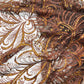 Palm Vine Glitter Design On A Mesh Lace 54" Wide| New Creations Fabric & Foam Inc. - New Creations Fabric & Foam Inc