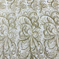 Palm Vine Glitter Design On A Mesh Lace 54" Wide| New Creations Fabric & Foam Inc. - New Creations Fabric & Foam Inc