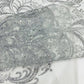 Palm Vine Glitter Design On A Mesh Lace 54" Wide| New Creations Fabric & Foam Inc. - New Creations Fabric & Foam Inc