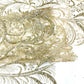 Palm Vine Glitter Design On A Mesh Lace 54" Wide| New Creations Fabric & Foam Inc. - New Creations Fabric & Foam Inc