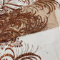 Palm Vine Glitter Design On A Mesh Lace 54" Wide| New Creations Fabric & Foam Inc. - New Creations Fabric & Foam Inc