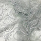 Palm Vine Glitter Design On A Mesh Lace 54" Wide| New Creations Fabric & Foam Inc. - New Creations Fabric & Foam Inc
