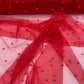 Pearl Glitter Studded Mesh Fabric| New Creations Fabric & Foam Inc. - New Creations Fabric & Foam Inc
