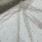 Pearl Glitter Studded Mesh Fabric| New Creations Fabric & Foam Inc. - New Creations Fabric & Foam Inc
