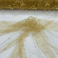Pearl Glitter Studded Mesh Fabric| New Creations Fabric & Foam Inc. - New Creations Fabric & Foam Inc