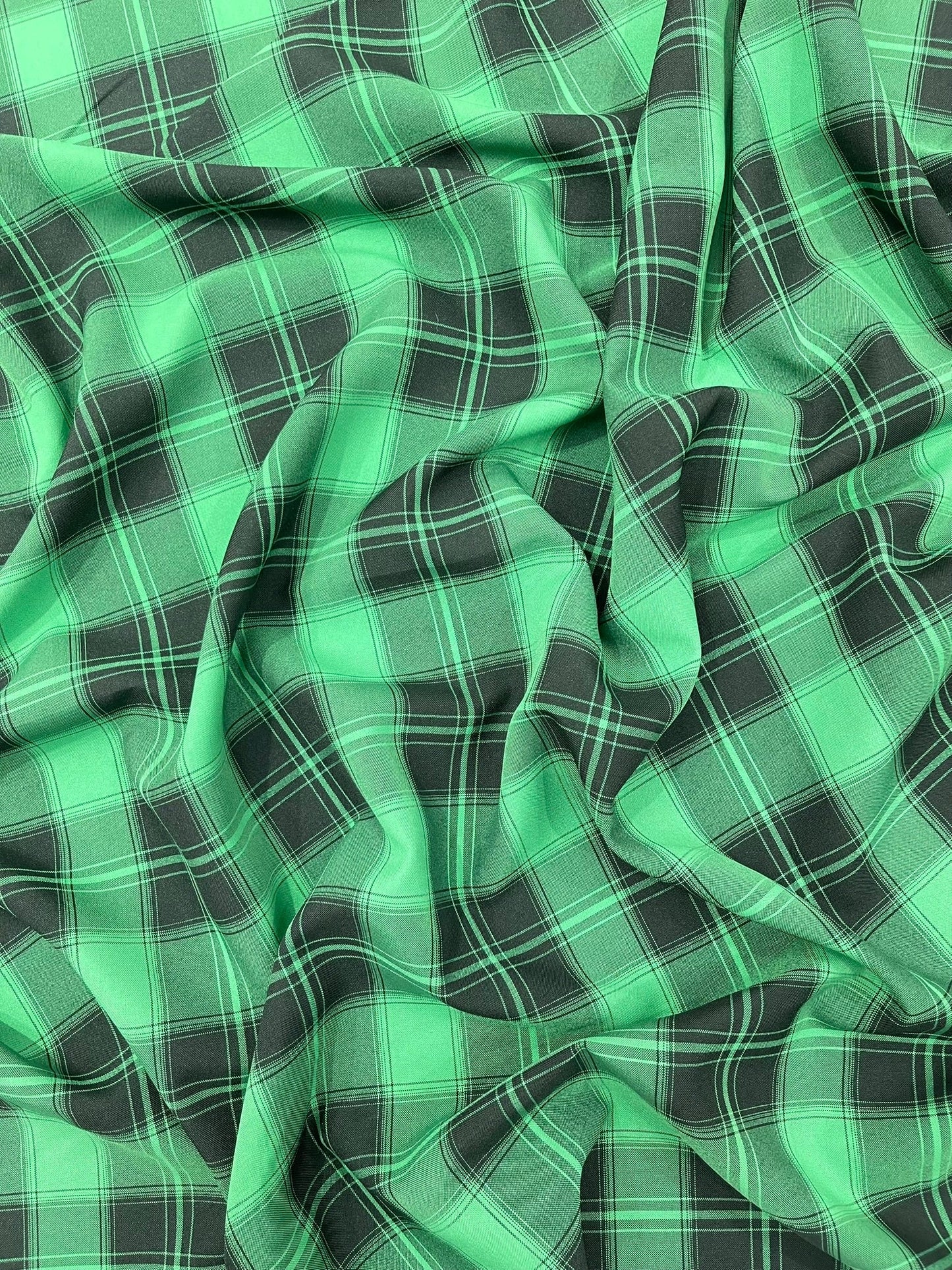 Plaid Polyester Poplin 58" Wide| New Creations Fabric & Foam Inc. - New Creations Fabric & Foam Inc