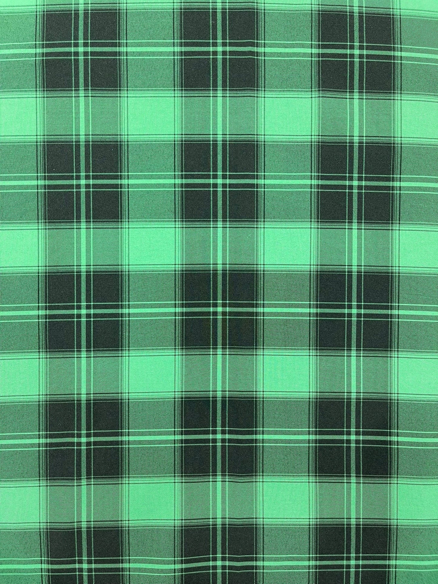 Plaid Polyester Poplin 58" Wide| New Creations Fabric & Foam Inc. - New Creations Fabric & Foam Inc