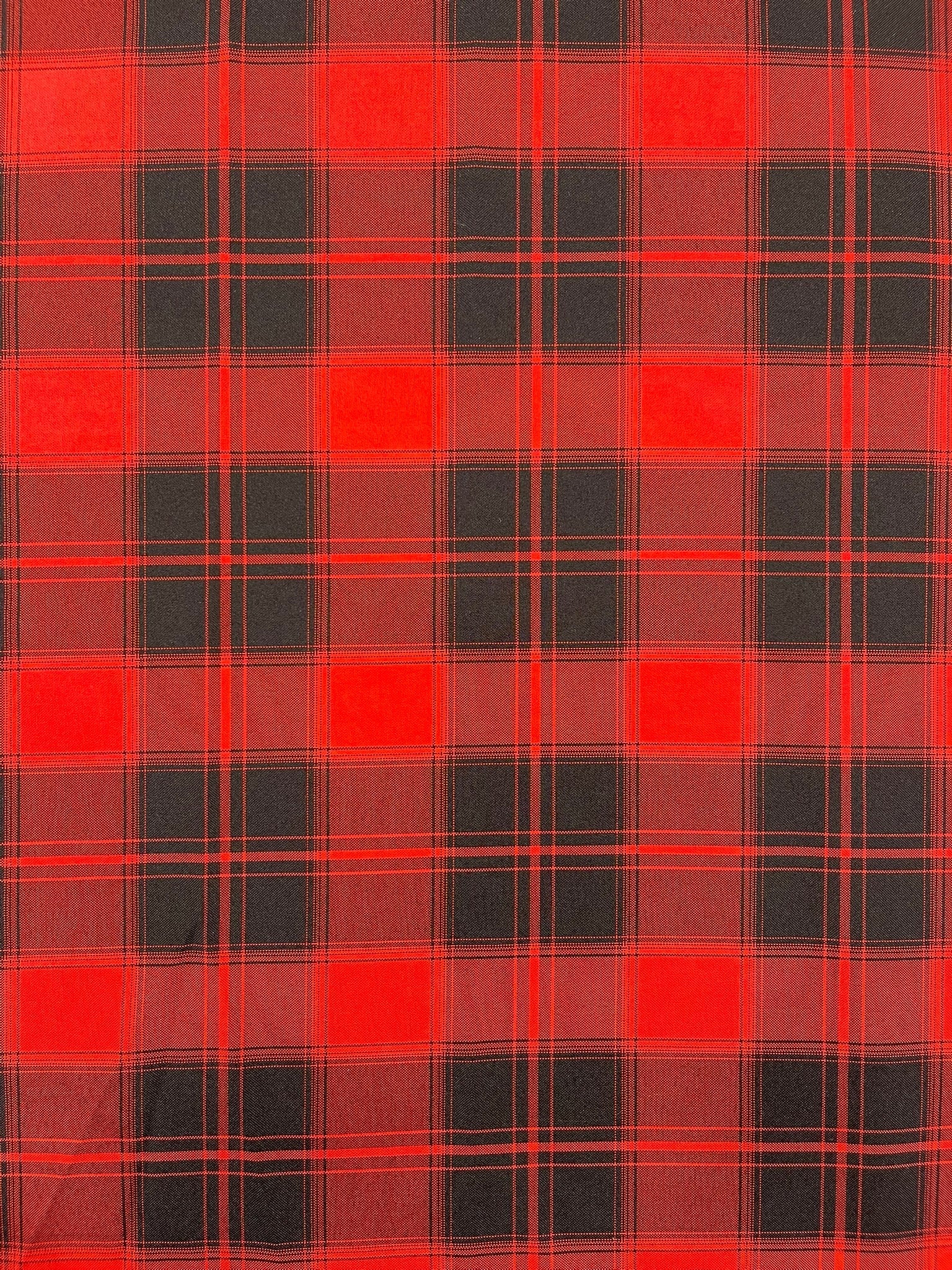 Plaid Polyester Poplin 58" Wide| New Creations Fabric & Foam Inc. - New Creations Fabric & Foam Inc