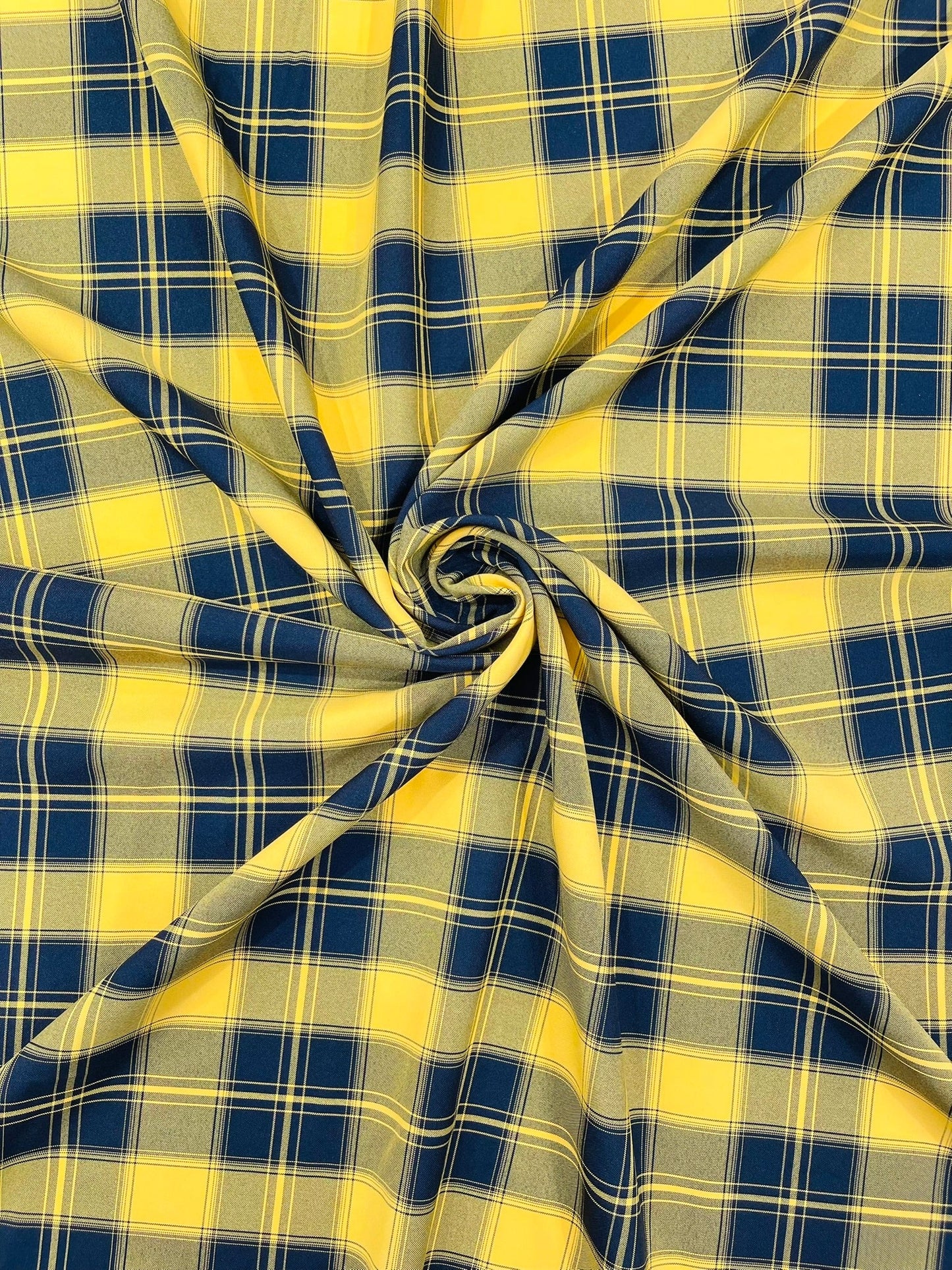 Plaid Polyester Poplin 58" Wide| New Creations Fabric & Foam Inc. - New Creations Fabric & Foam Inc