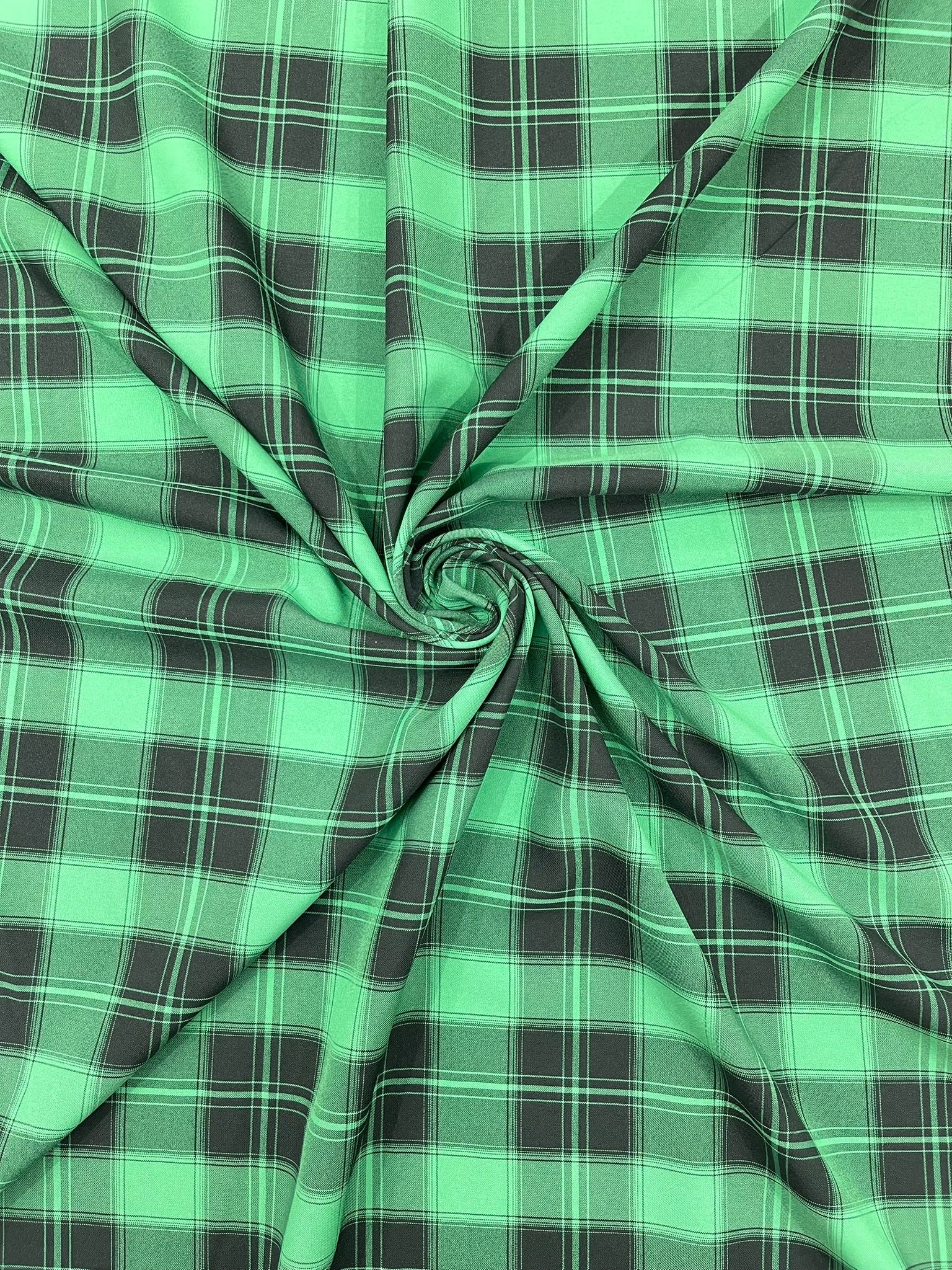 Plaid Polyester Poplin 58" Wide| New Creations Fabric & Foam Inc. - New Creations Fabric & Foam Inc